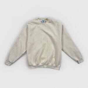 Vintage 90s Lee Heavyweight Yellow Beige Blank Sweatshirt Mens Med-Lrg USA Made